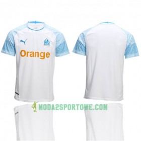 Koszulka Olympique Marsylia Domowe Stroje Piłkarskie 2018/19 Krótki Rękaw